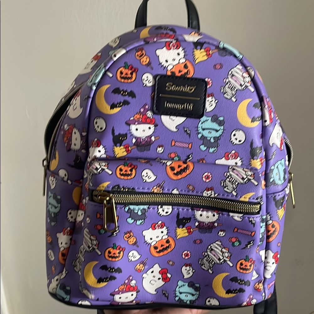 Sanrio Purple Halloween Mini Backpack